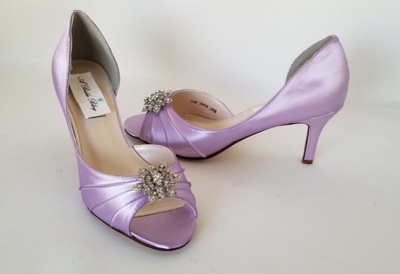 purple wedding shoes