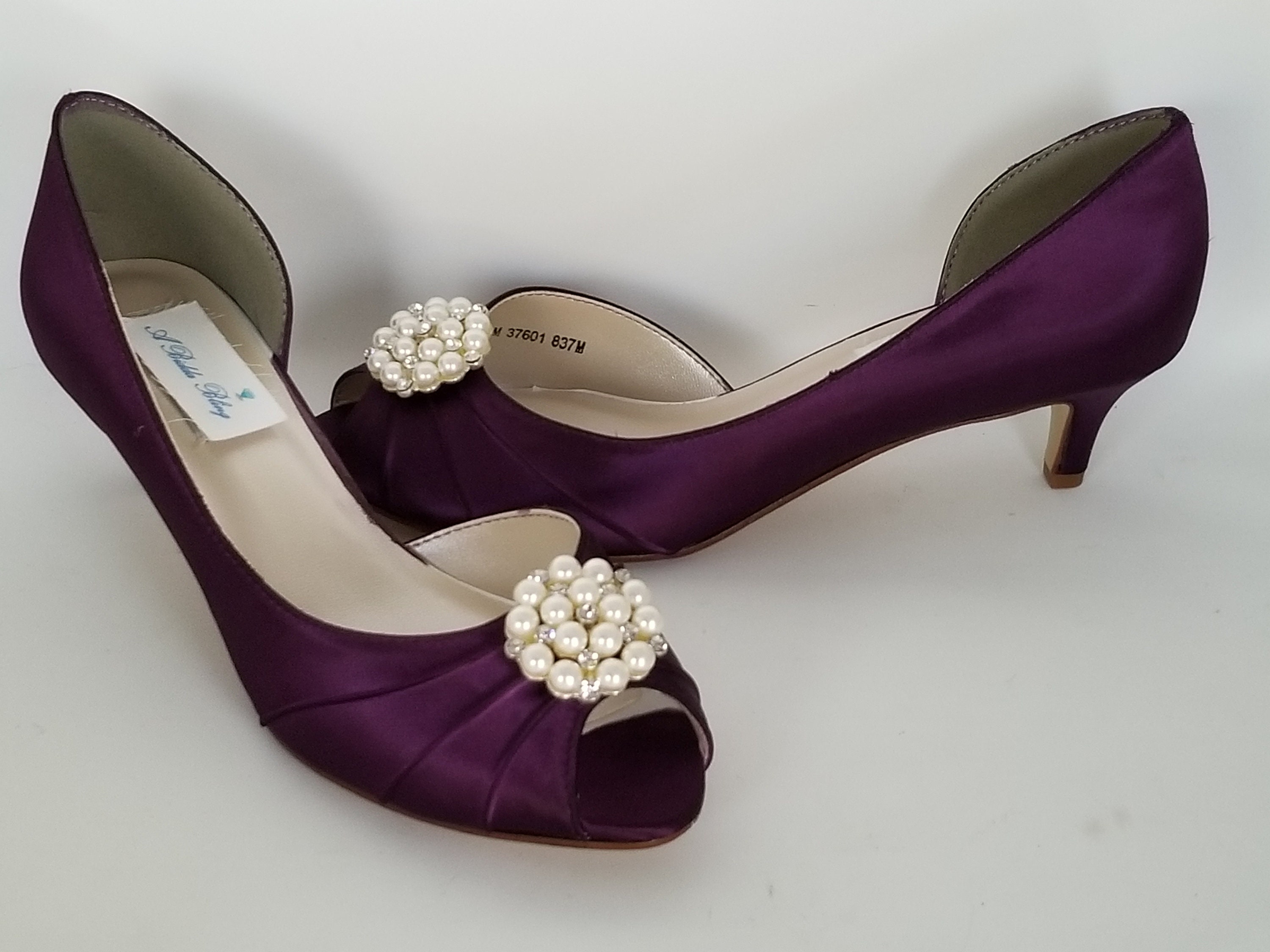 lilac bridesmaid shoes