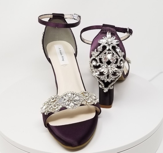 Plum block shop heels