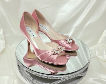 Dusty rose shoes 2024 for wedding