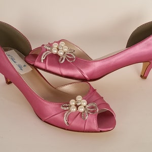 dusty rose shoes for wedding