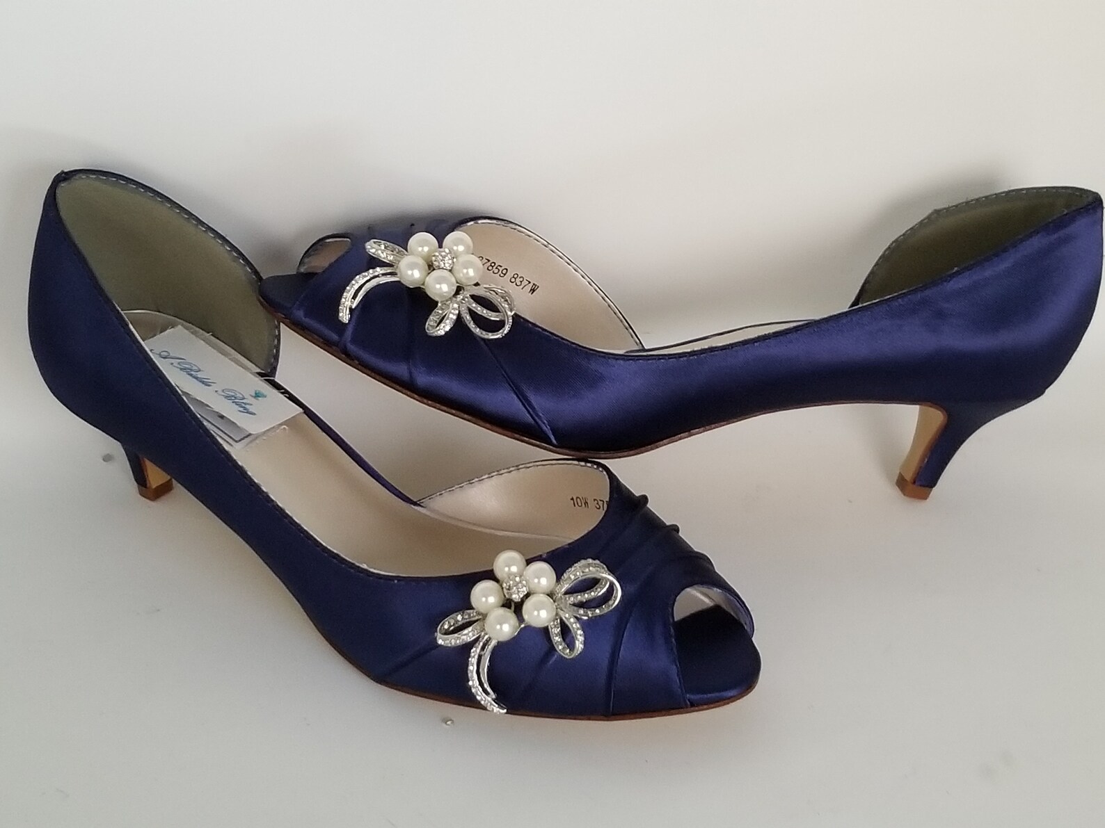 navy blue bridesmaid shoes