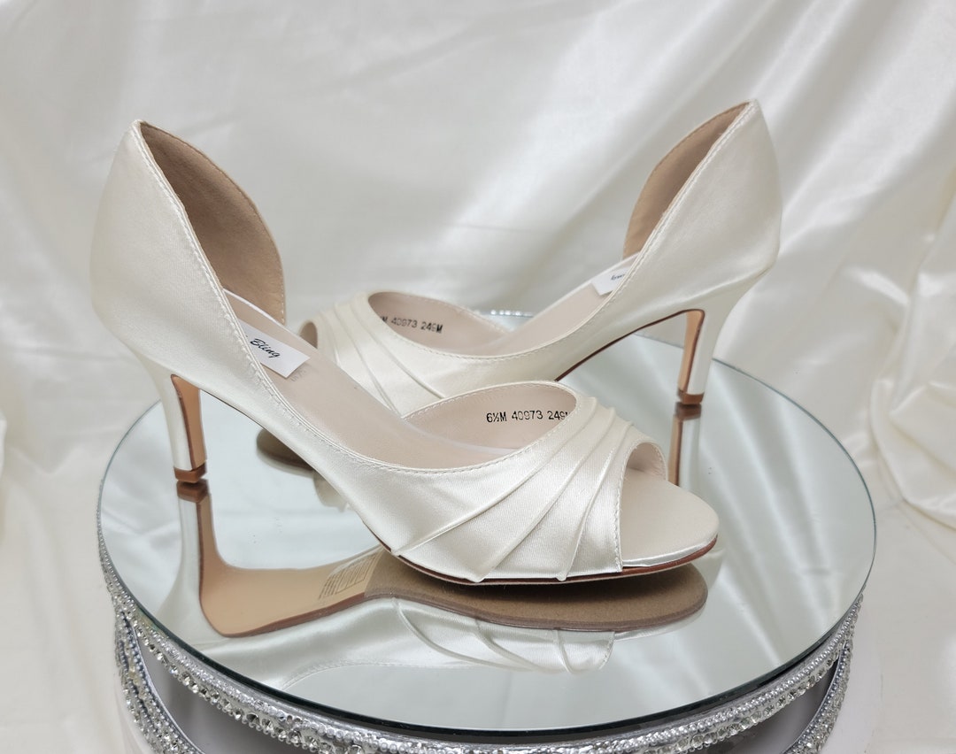 dyeable ivory wedding shoes