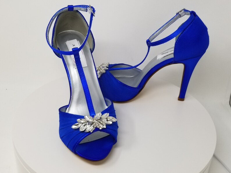royal blue bridal shoes