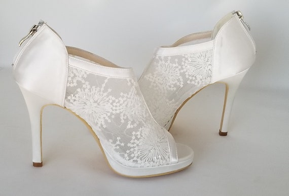 lace bridesmaid shoes