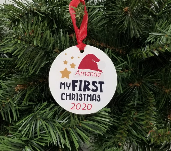 my first christmas ornament personalized