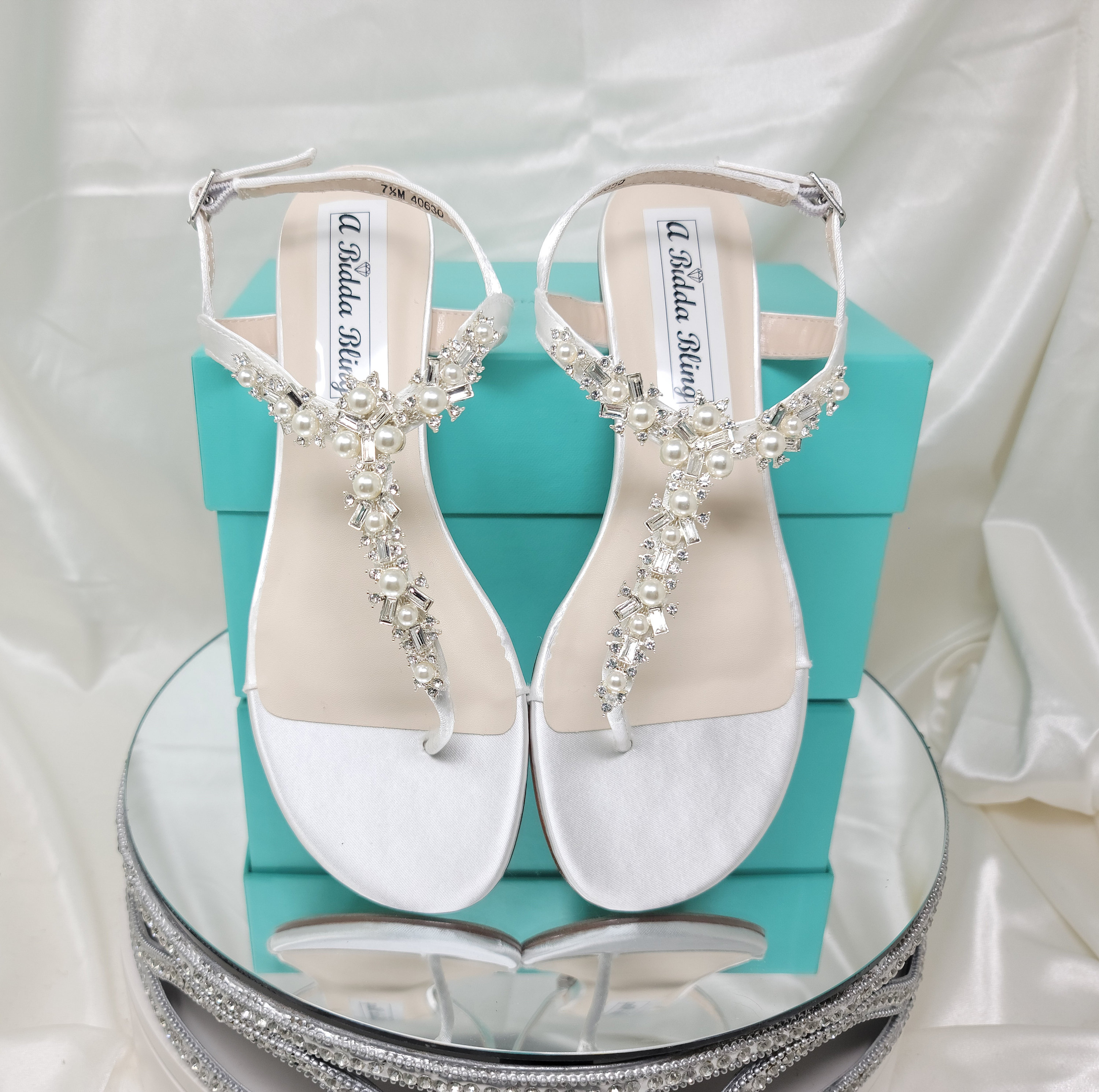 White Wedding Sandals Ivory Wedding Sandals White Bridal Shoes Ivory