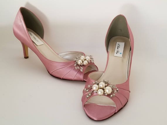 dusty rose shoes