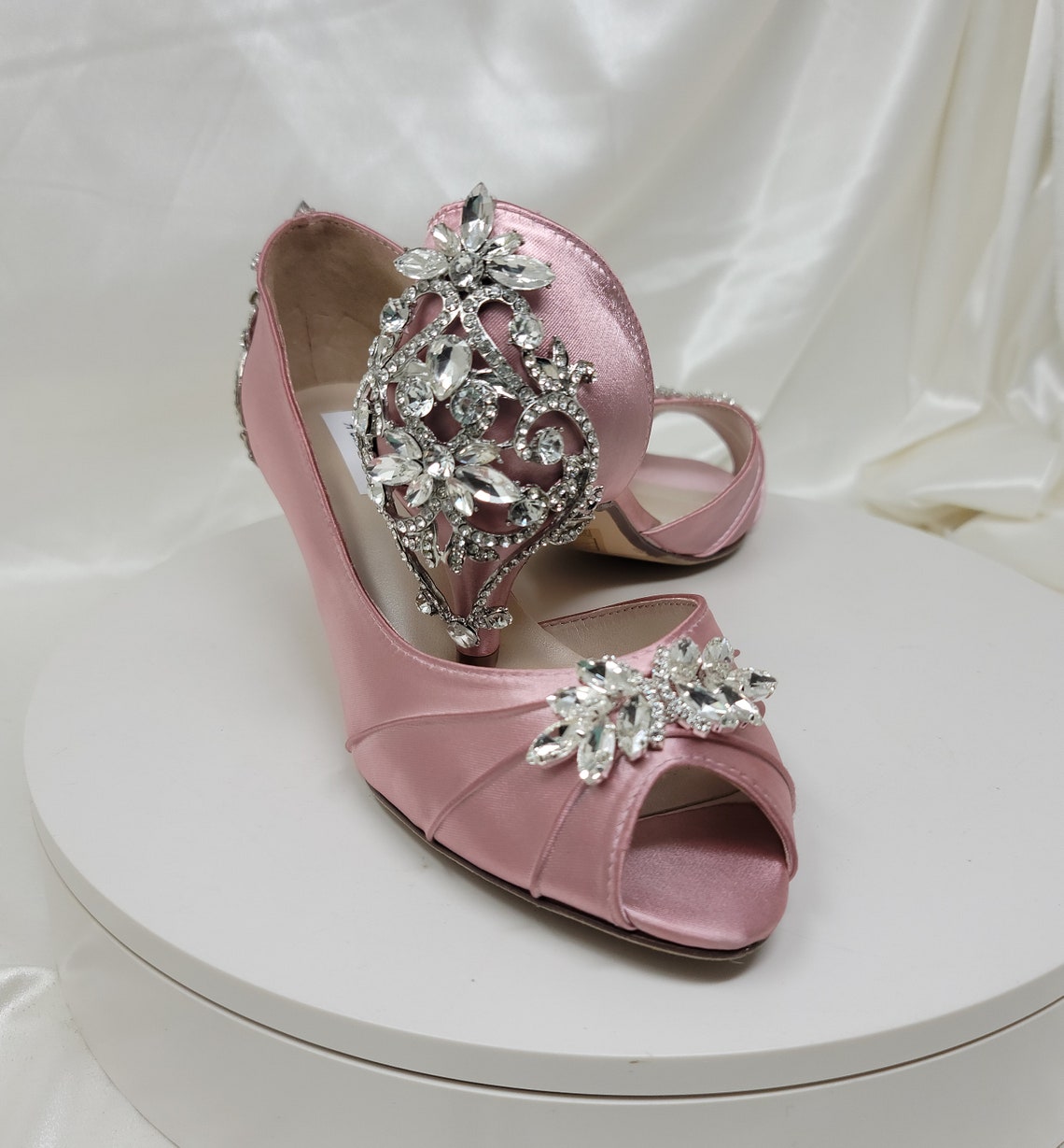 dusty rose wedding shoes