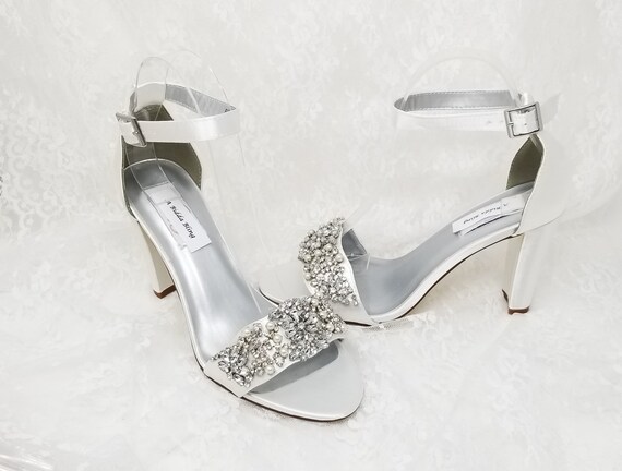 White block cheap heels sale