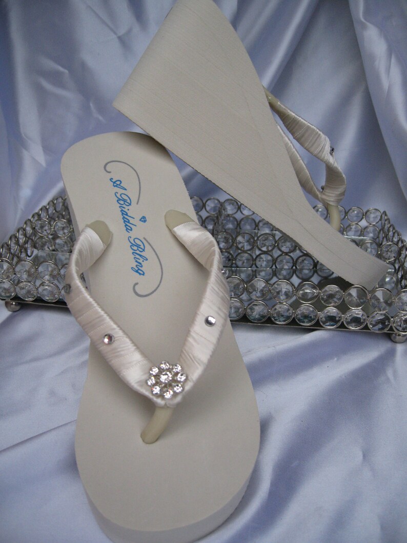 bridal party flip flops discount sale