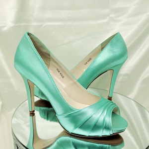 aqua green dress shoes Stacy Adams FABRIANO 25366 Aqua Green / White Leather Oxford Lace Up Shoes  Sz 11
