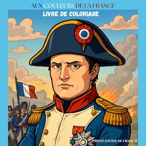 Livre de coloriage – Portraits des grands personnages de l’Histoire de France – PDF téléchargeable – Activité ludique enfants/adultes