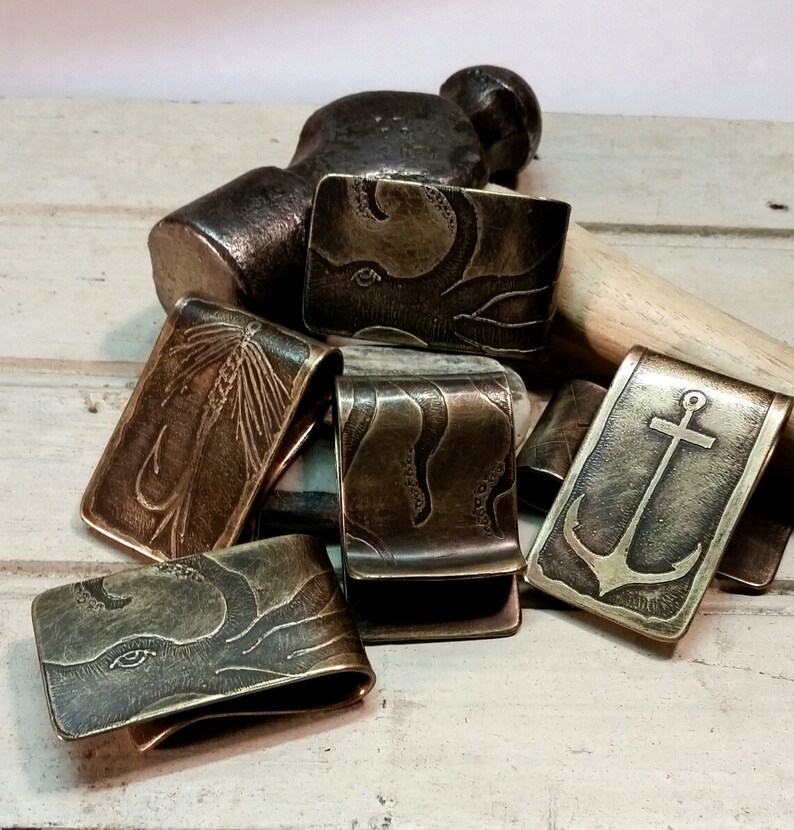 Fish Hook Money Clip Fishing Gift for him Personalized Money Etsy