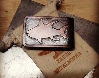 Tuna Money Clip, Fishing Gift for him, Tuna Fishing, Wicked Tuna Gift Idea, Gift for Dad, Fathers Gift, Fish Money Clip, Personalized gift