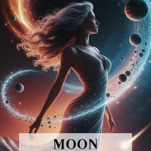 2025 Moon Journal Printable | Grimoire Pages | Lunar Calendar, Moon Phases | Full Moon, New Moon | Tarot Journal | Moon Planner Journal