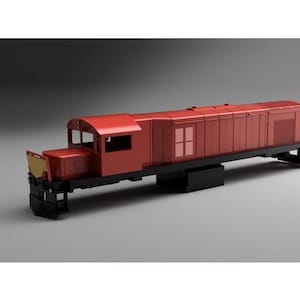 Tasrail DQ Class locomotive model train body