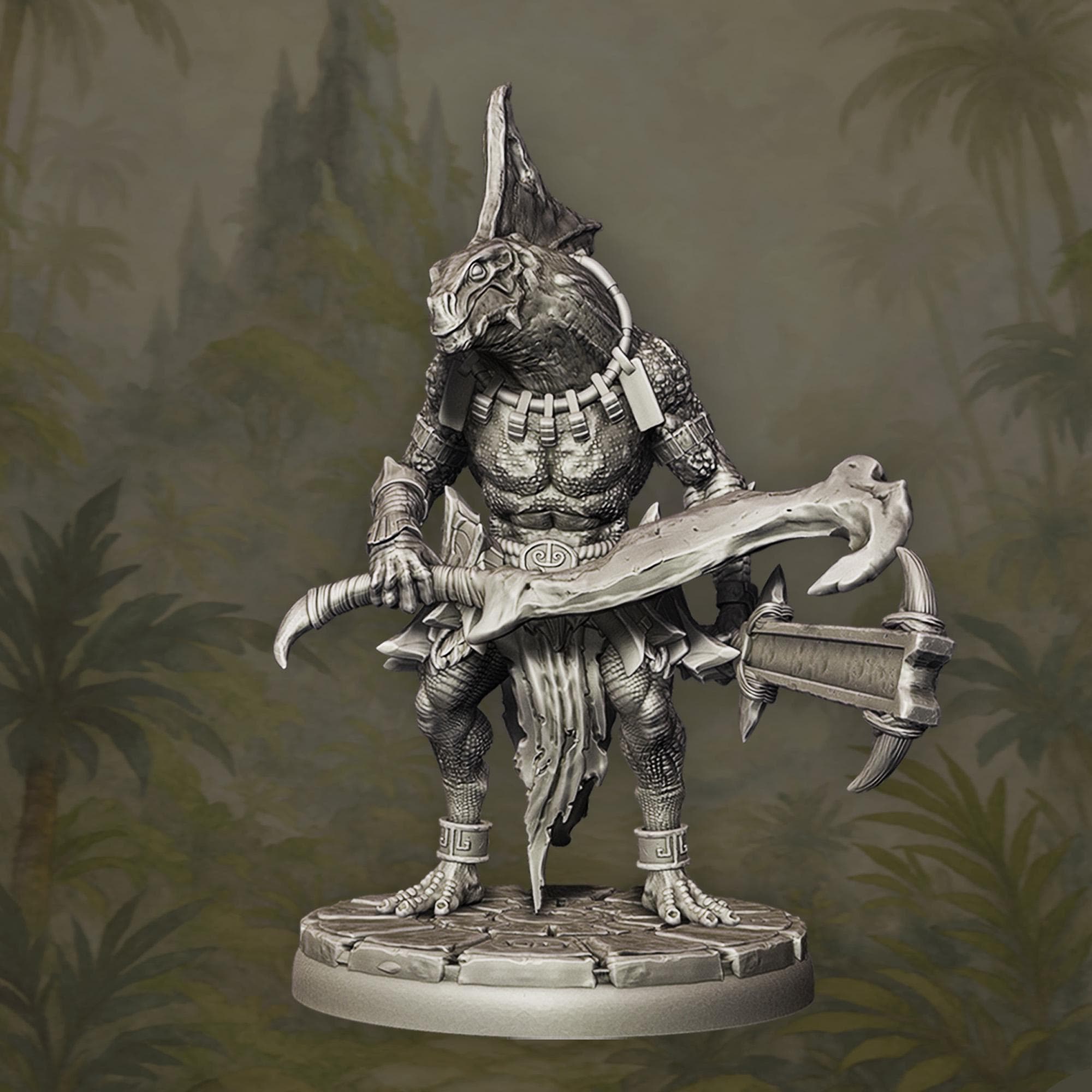 チャンダリスモ・イルストラード/Gecko Turner ゲコ・ターナー：未開封 Lizardman Gecko Skirmishers - Etsy
