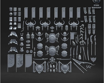 Nomads kitbash pack 32mm scale