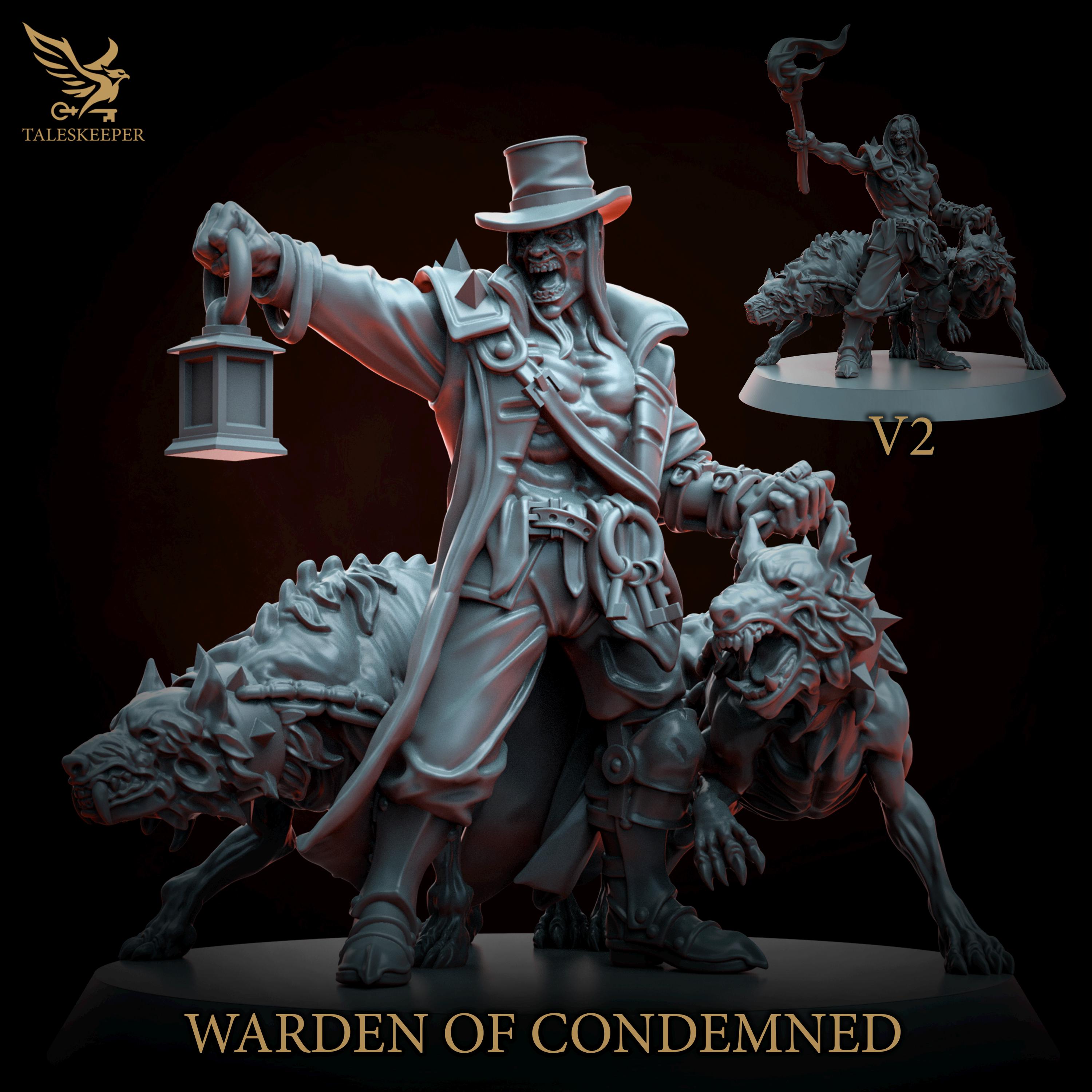 Undead Warden With Zombie Dogs - Etsy