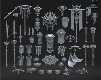 Evil Eye decor kitbash pack 32mm scale