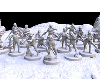 Specialist Clone Trooper miniatures