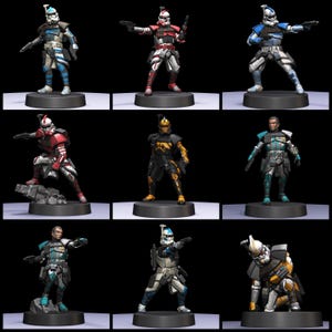 ARC Trooper miniatures