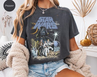 Vintage Starwars Shirt, Comfort Colors® Limited Anakin Skywalker Shirt, Star Wars Fan Shirt, Star Wars Jedi Shirt, Darth Vader Comic Con Tee