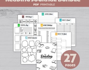 2025 JOURNAL PAKET - DRUCKBARE Journal Seiten - Digitale Planer Seiten - A5 & A4 Größe - Vorteilspaket - 27 Journal Seiten - Punkte und Ohne Punkte