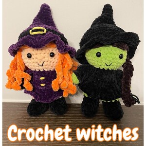 Crochet Witch Plushies Amigurumi Stuffed Animal