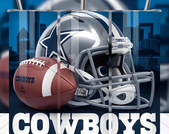Cowboys 20oz Tumbler Wrap PNG, 20oz Sports Tumbler Sublimation Design, Game Day Mascot Tumbler Wrap, Digital Download, Cowboys Team Tumbler