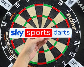 Sky Sports Darts Sign – 3D Printed Decoration for Dartboard & Gaming Room