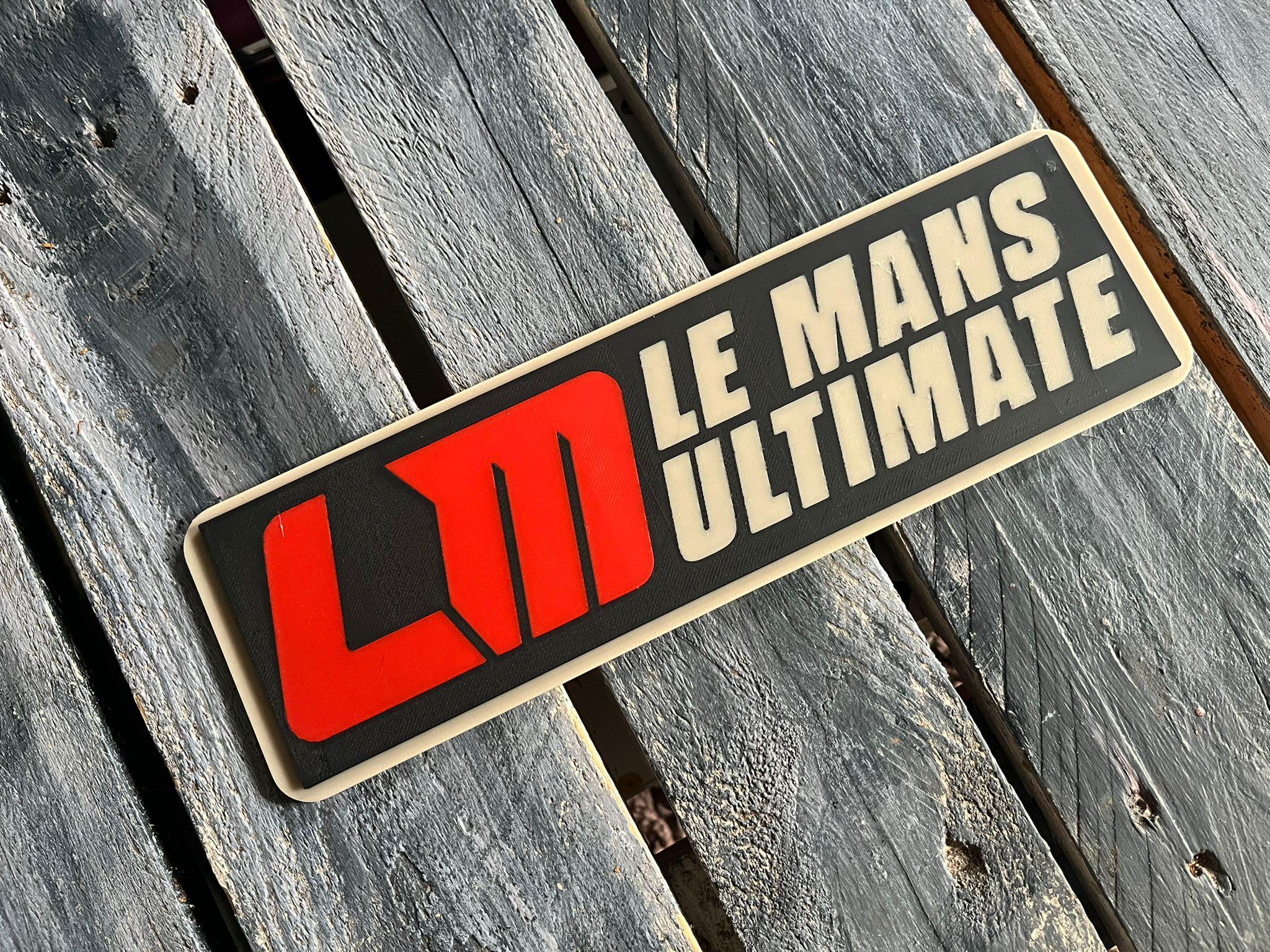 Ultimate Isign Le Mans Ultimate Wall Sign - Etsy