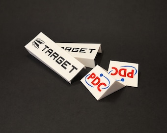 Target Omni beschermhoes wit - PDC - stijlvolle hoes voor Omni/Dart set-up met PDC- en Target-design