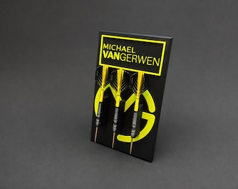 Dartshouder MVG + Muurbeugel + Standaardstuk MVG - Luke Littler - Winmau - Target – Display voor 3 darts voor dartbordopstelling