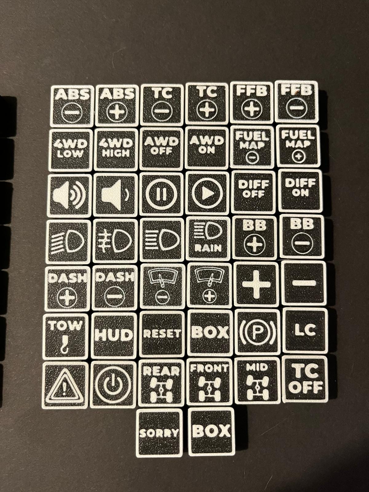 Modular Sim Button Box + 40+ Switchable Color Keys - Etsy