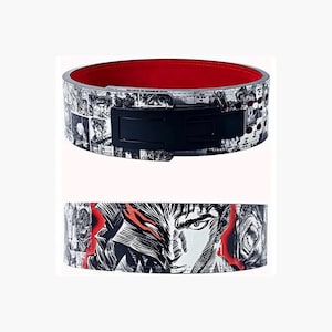 Ceinture à levier de dynamophilie Berserk, ceinture d'haltérophilie anime, boucle robuste, cuir de haute qualité, épaisseur 10 mm, cadeaux