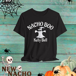 Personalized Nacho Ghost Unisex Tee: Funny Halloween Costume Shirt