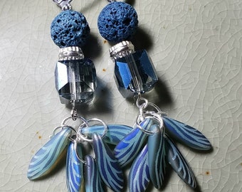 Slate Blue Dazzling Dangles