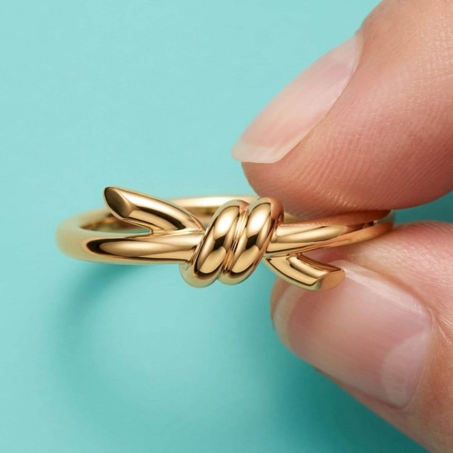 Tiffanys and Co Knot Ring - Etsy