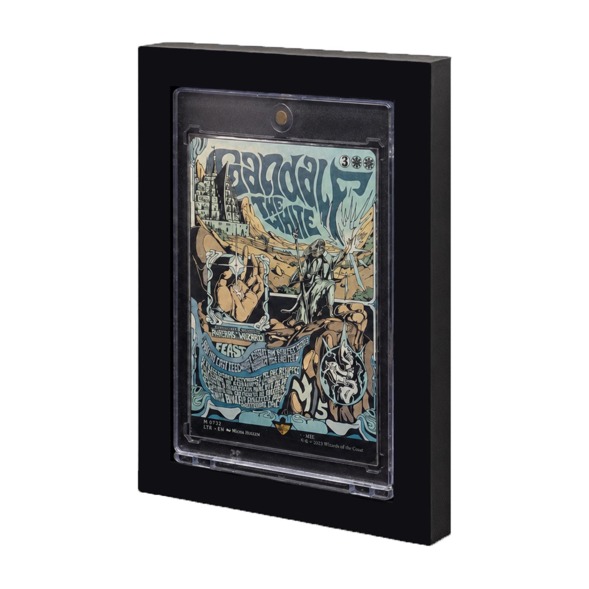 FROM TOP EXHIBITION フレーム付きカード Trading Card Display Frame | Magnetic Snap Showcase, Self-standing