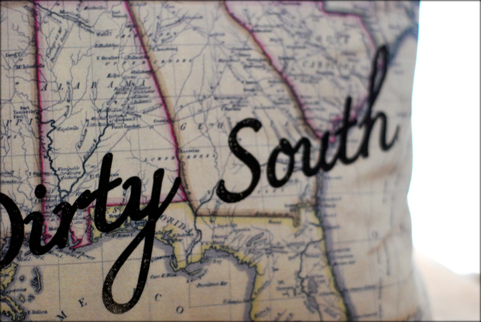 Dirty South Pillow Cover Etsy