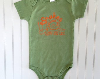 Onesie orgánico serpientes y caracoles