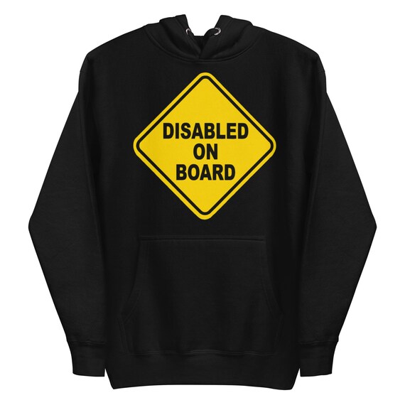 Disabled on board - Unisex Hoodie by BrainwellBoutique