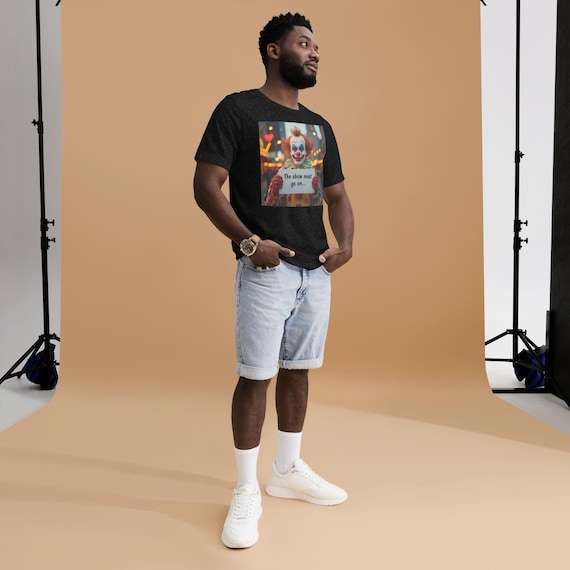 The show must go on - Unisex t-shirt by BrainwellBoutique