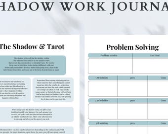 Shadow Work Journal: Self-Healing Prompts for Trauma Recovery (Digital Printable)