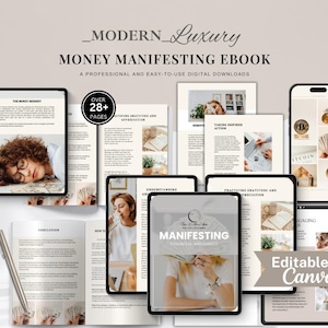Money Manifesting Ebook Guide | Law of Attraction, Abundance Mindset & Wealth Attraction | Manifestation PDF