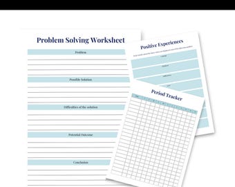 Burnout Recovery Journal for Women | Stress Reset, Self Care Workbook (PDF Download)