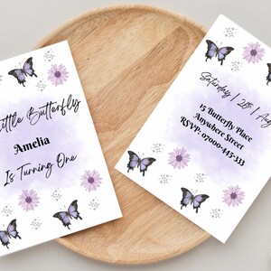 Butterfly Birthday Invitation