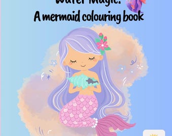 Mermaid Coloring Book for Kids: 30 Under the Sea Pages (A4 PDF Downloadable Activity Book)
